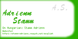 adrienn stamm business card